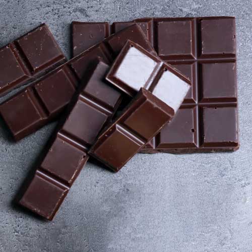 chocolate negro tipos tableta comida dulce cacao