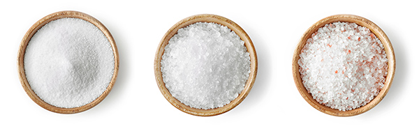 Distintos tipos de sal