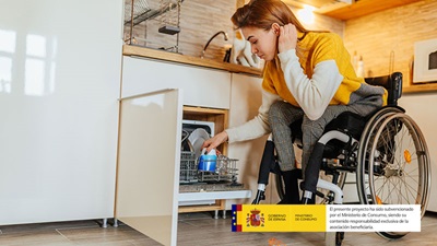 electrodomesticos accesibles- lavavajillas para personas con discapacidad - logo Ministerio de Consumo 